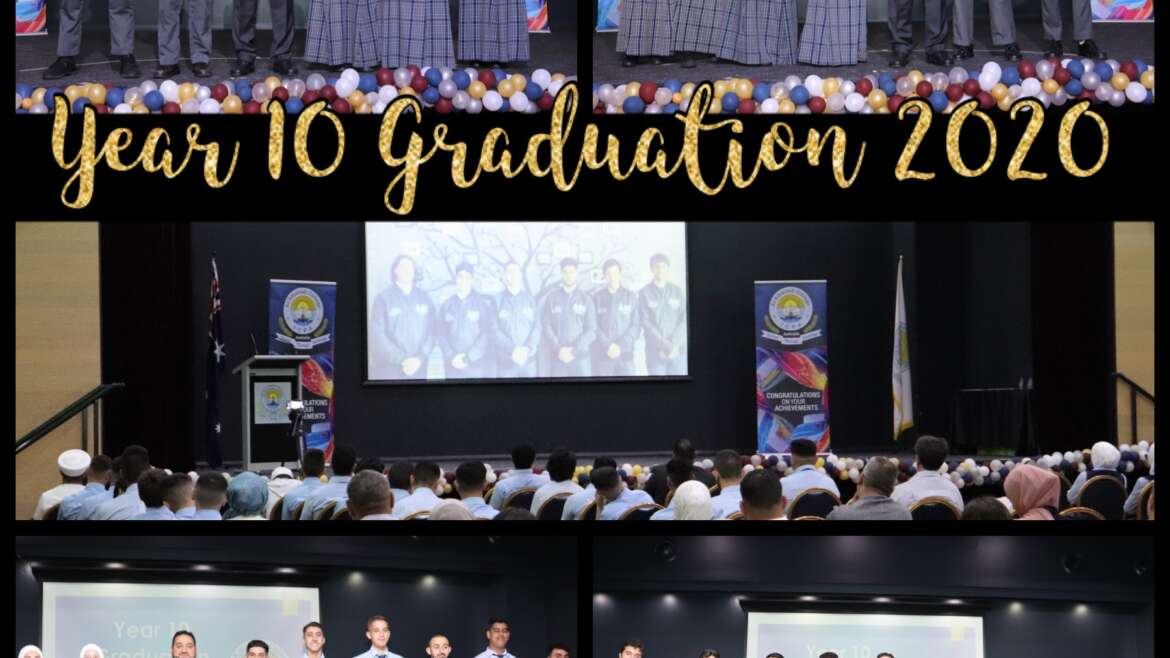 YEAR 10 GRADUATION CEREMONY 2020